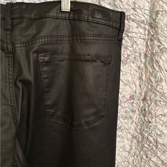 Sofia Vegara leather like jeans Melisa size 18 high rise flare bottom NWT - Picture 7 of 7